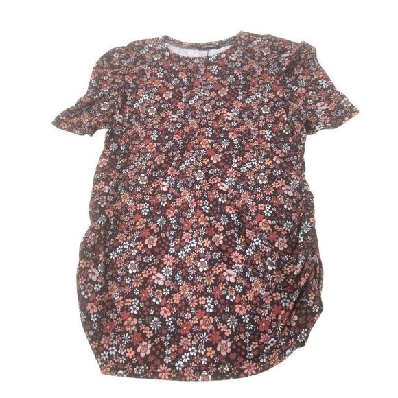 Floral Rouched T-shirt - Picture 1 of 8